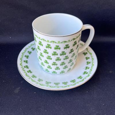 Lot 173 Irish mug & saucer
