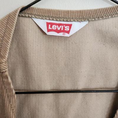 Vintage Mens Vests several Levis Levi's Levi's Fresh Produce, Corduroy, Southwest , Leather