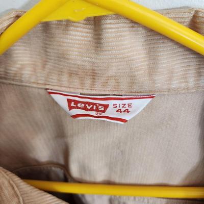 3 Vintage Levi's Jackets Demin, Corduroy , Sherpa Lined Jean Demin Trucker Jacket