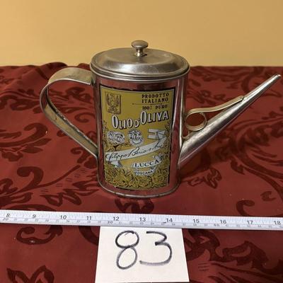 Olio D’ Oliva Tin Dispenser