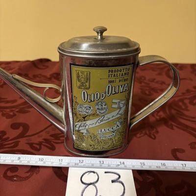 Olio D’ Oliva Tin Dispenser