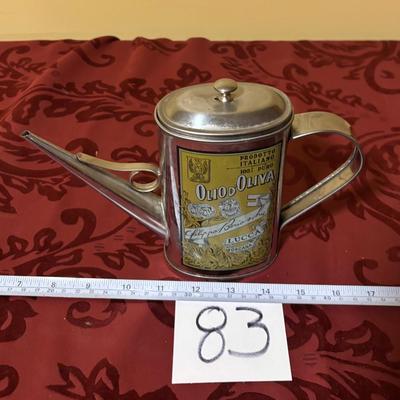 Olio D’ Oliva Tin Dispenser