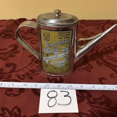 Olio D’ Oliva Tin Dispenser