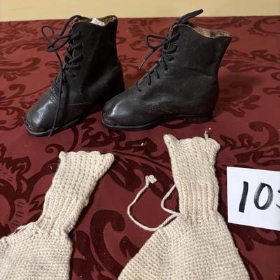 Vintage Child’s Shoes and Socks