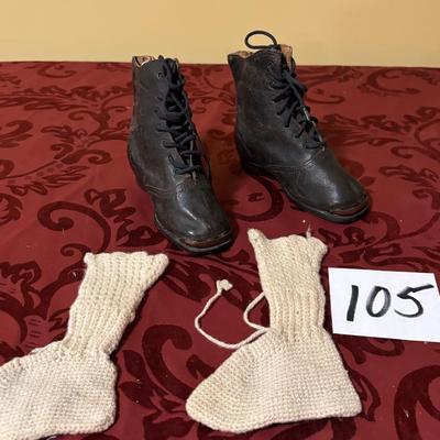 Vintage Child’s Shoes and Socks