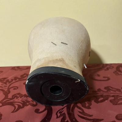 Canvas Head Form with Holder