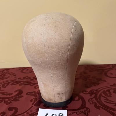 Canvas Head Form with Holder