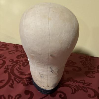 Canvas Head Form with Holder