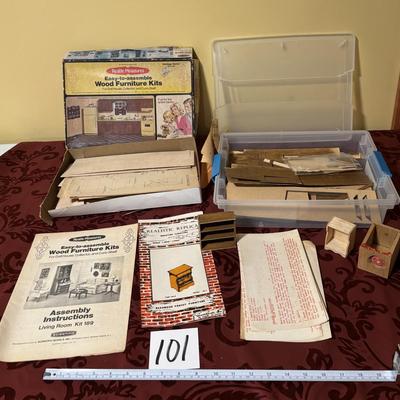 Vintage Realife Miniature Furniture Kit