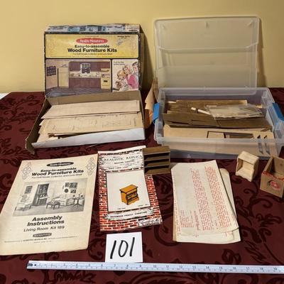 Vintage Realife Miniature Furniture Kit