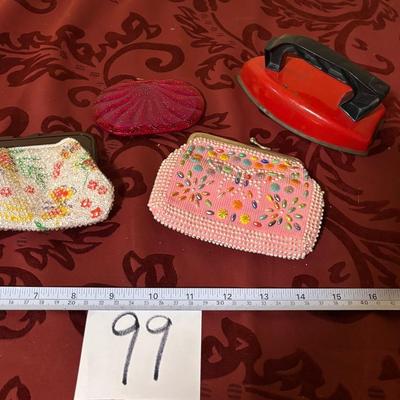 Beaded Purses and Kids Iron