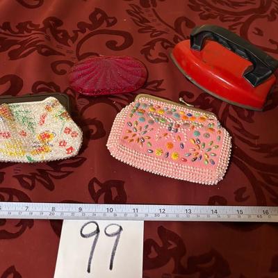 Beaded Purses and Kids Iron