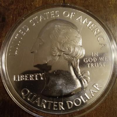 Sale Photo Thumbnail #10: Stamped .999 fine silver, 5 oz on side
