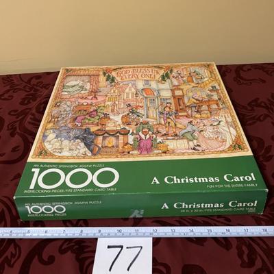 Christmas Carol Puzzle