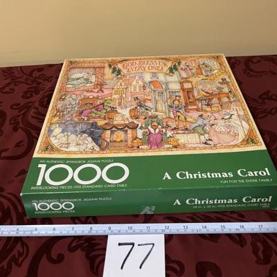 Christmas Carol Puzzle