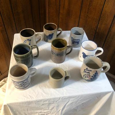 Sale Photo Thumbnail #75: Various sizes and designs of coffee mugs