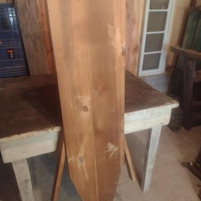 Vintage Wood Folding Ironing Board Dixie Sales Company Marion, NC