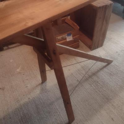Vintage Wood Folding Ironing Board Dixie Sales Company Marion, NC