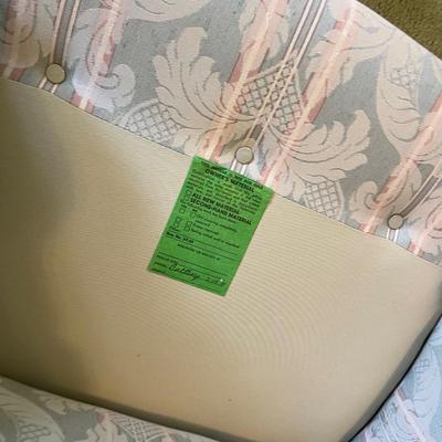 Side Chair Carved Wood Trim , Upholstered -  (Matching to the Sofa)