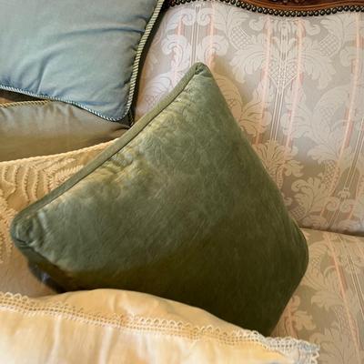 All the pillows in the world. One is Embroidered