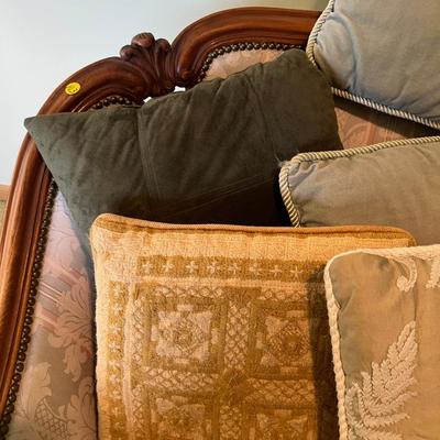 All the pillows in the world. One is Embroidered