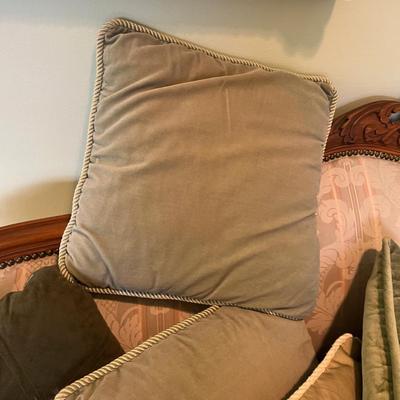 All the pillows in the world. One is Embroidered