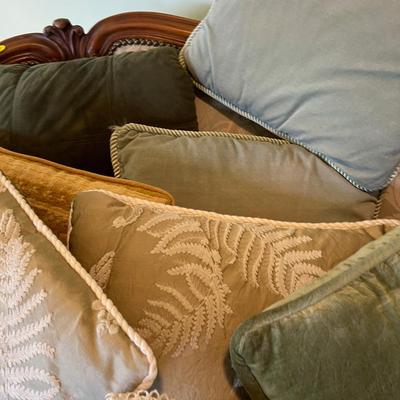 All the pillows in the world. One is Embroidered
