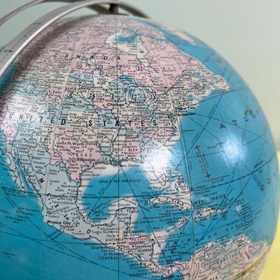 Rand McNally GLOBE from the 70's 