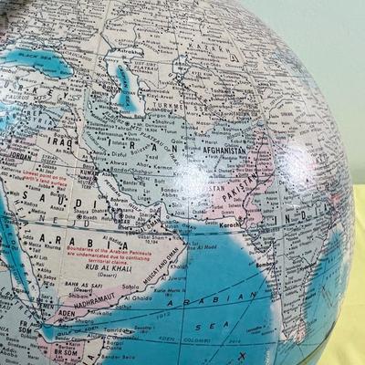 Rand McNally GLOBE from the 70's 