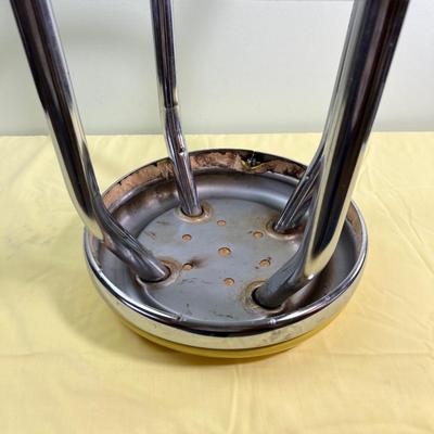 Vintage Chrome Stool 