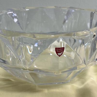 Orrefors  Crystal Bowl THICK 10" Dia. 
