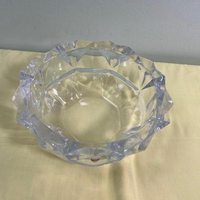 Orrefors  Crystal Bowl THICK 10" Dia. 