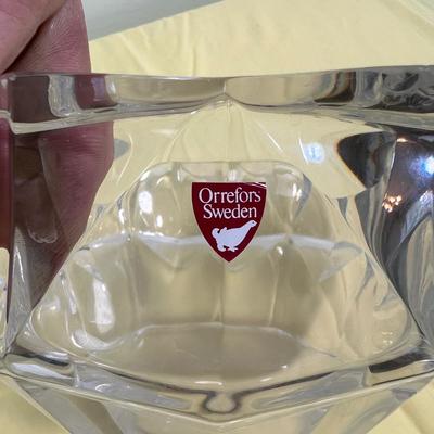 Orrefors  Crystal Bowl THICK 10" Dia. 