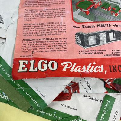 American Plastic Brick Lot With Elgo Brand of Chicago 