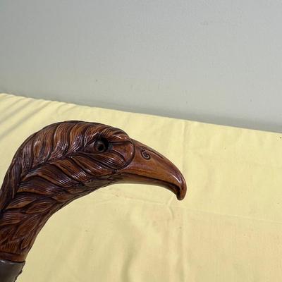 Eagle, Resin end (wood looking)  Umbrella Green 
