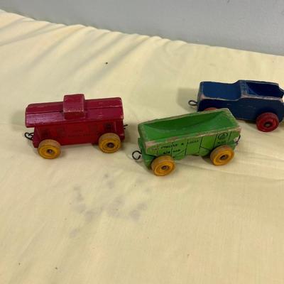 Vintage Wood Train (5) 