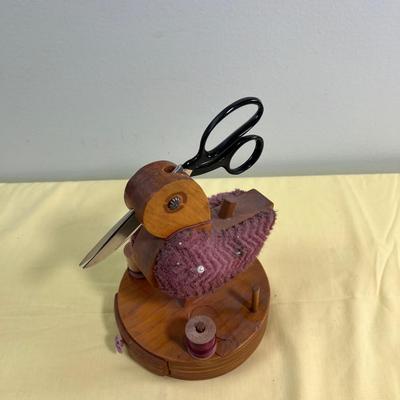 Just about the Coolest Pin Cushion Scissor Holder 