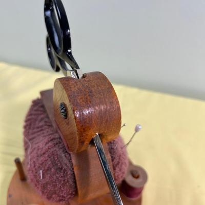 Just about the Coolest Pin Cushion Scissor Holder 