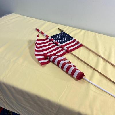 Flags (3) small, desk like size