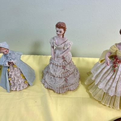 5 More slightly larger Delicate Lace Ladies 
