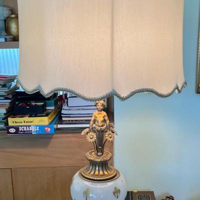 Cool Hollywood Regency Style Lamp 