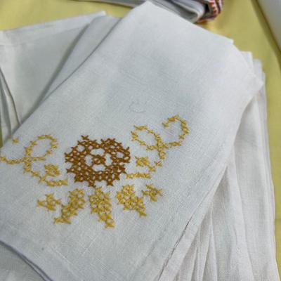 Mostly Table Clothes that are Painted / Artech or Ready to embroider over. 