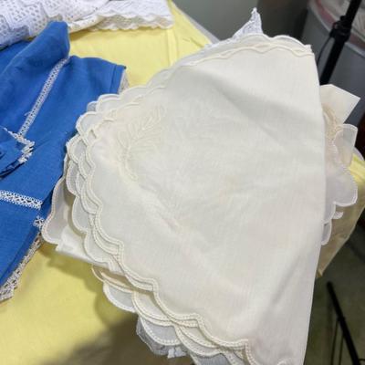 Huge lot of Linens; More Wrinkle Free Polyester and Lace Type 