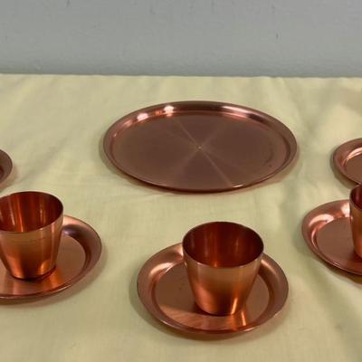 Copper sake set ?? Solid Copper