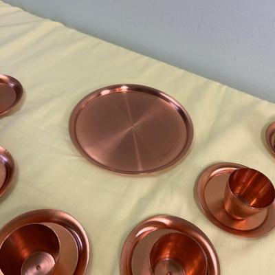 Copper sake set ?? Solid Copper