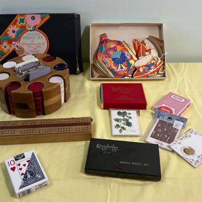 Bridge, Poker and Cribbage Board