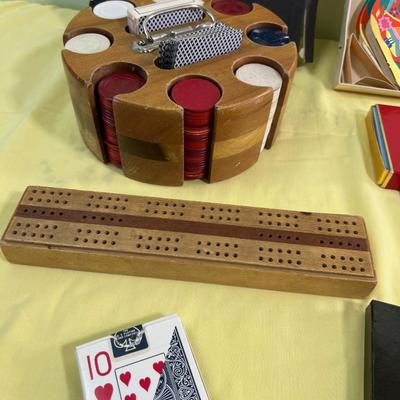 Bridge, Poker and Cribbage Board
