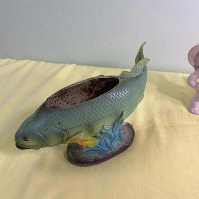 2 FISH Planters 