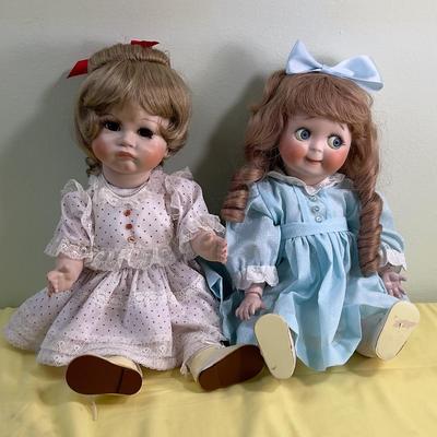 2 Dolls; Cheeks and Big Eyes