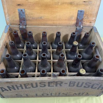 ANHEUSER - BUSCH St. Louis Mo. Pre Prohibition BEER CRATE! 